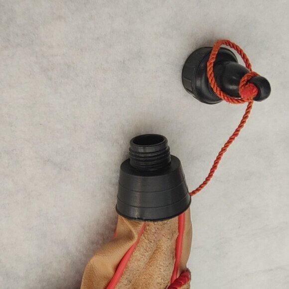 Tan Spanish Leather/Suede Canteen/Bota Bag, - Picture 4 of 4